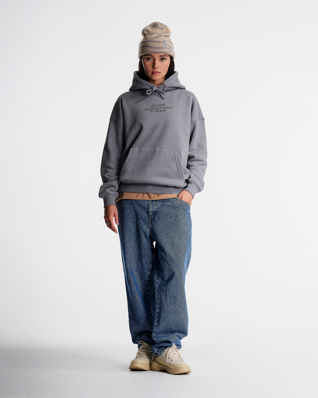 Chandail à capuchon Alpine unisexe 